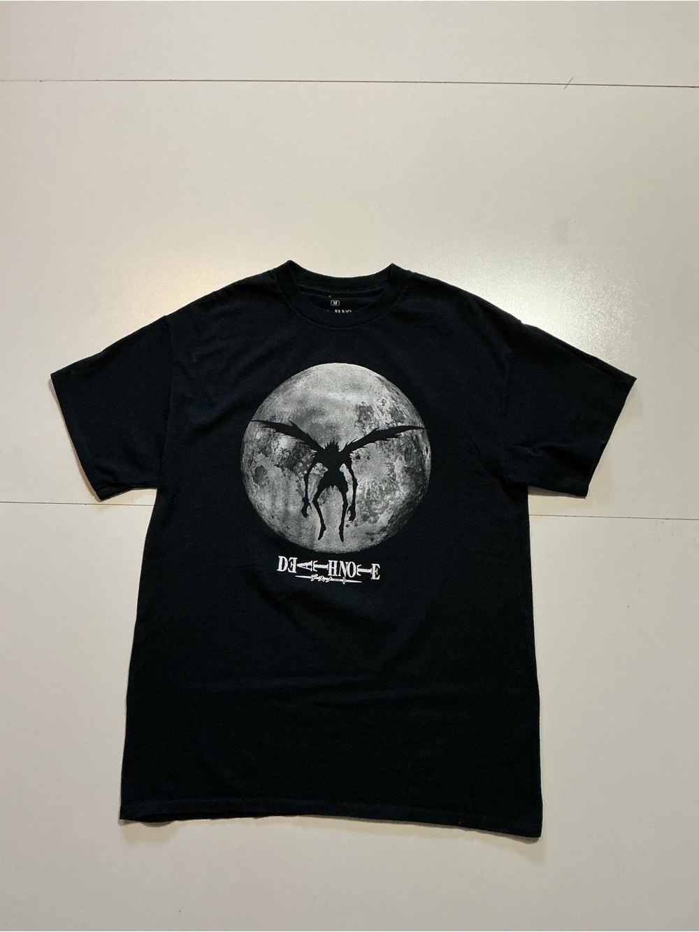 Deathnote Ryuk Full Moon Japanese Manga Anime Black Graphic S/S T-Shirt